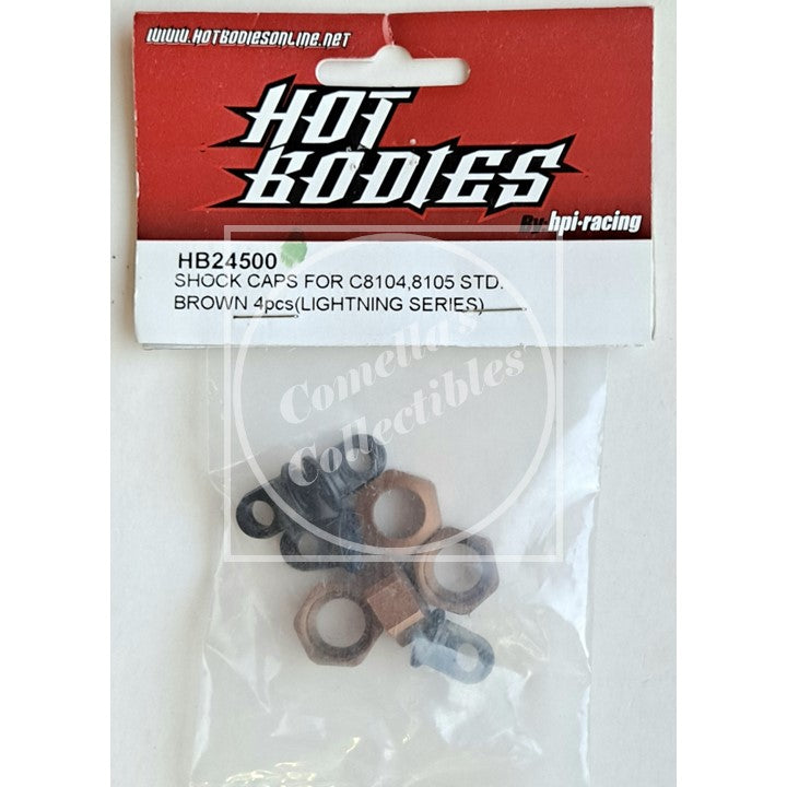 Hot Bodies Shock Caps Brown for Lightning Series HB24500