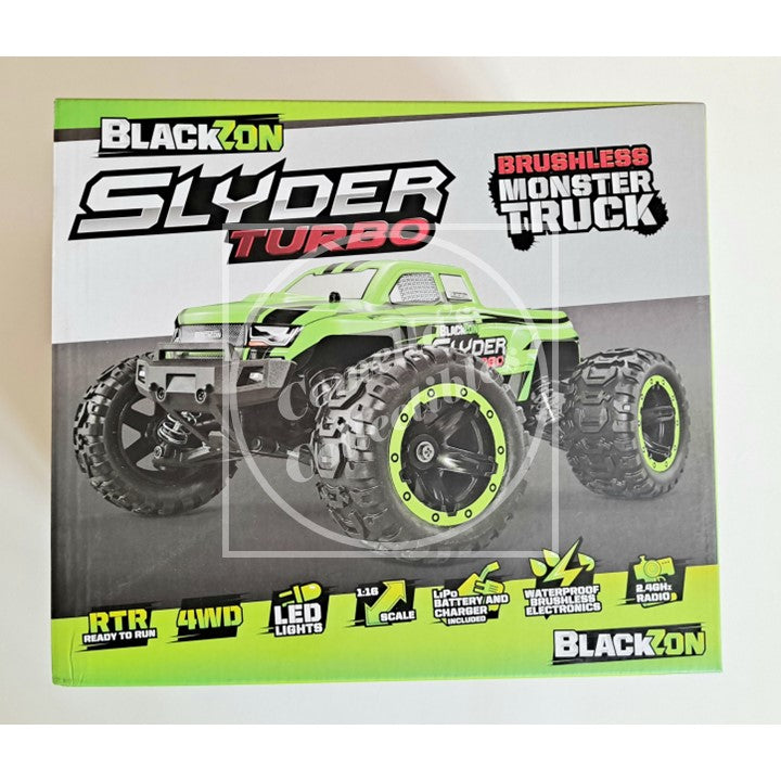 BlackZon Slyder Turbo 1:16 MT RTR Brushless Combo 4WD w/ Batt & Charger 540200