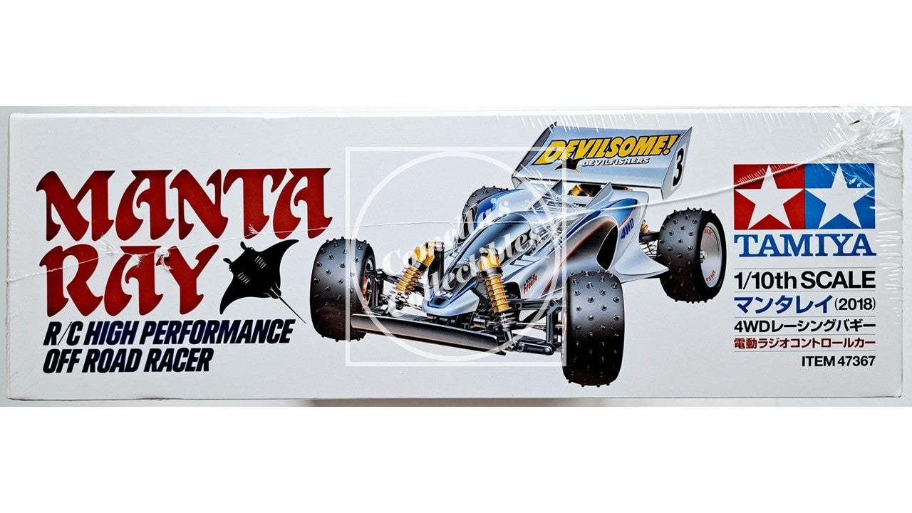 Tamiya RC 47367-A Manta Ray (2018) 1/10 4WD Buggy Kit with Motor and ESC