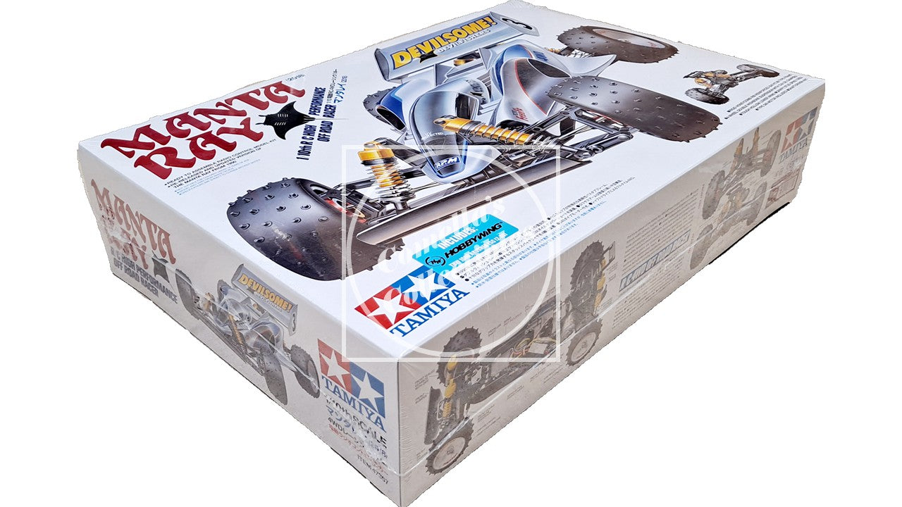 Tamiya RC 47367-A Manta Ray (2018) 1/10 4WD Buggy Kit with Motor and ESC