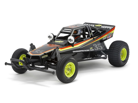 Tamiya 1/10 Grasshopper Black Edition 2WD Buggy Kit w/ Motor & ESC #47522