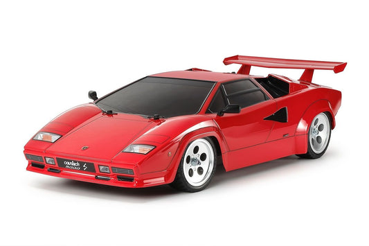 Tamiya 47527 RC 1/10 Lamborghini Countach 5000S 4WD Kit TT-02 w/ Motor and ESC