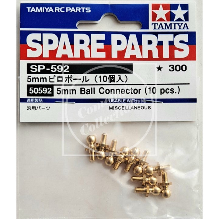 Tamiya #50592 5mm gold aluminum ball connectors product details