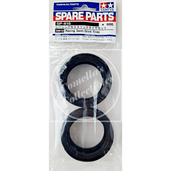 Tamiya Spare Parts Racing Semi-Slick Tire Set (1 pr) 50810