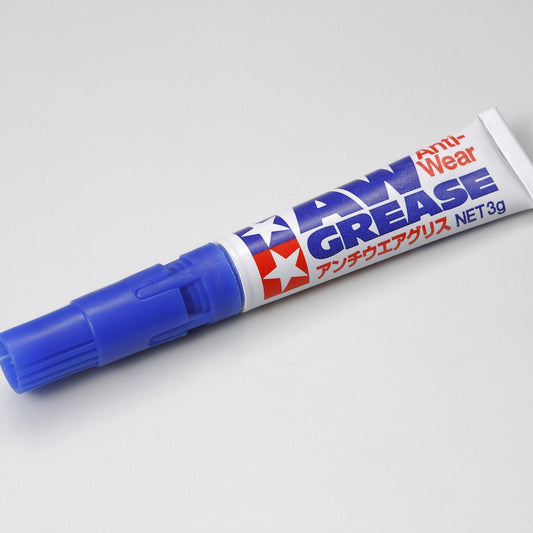 Tube of Tamiya AW Anti-Wear Grease on a white background