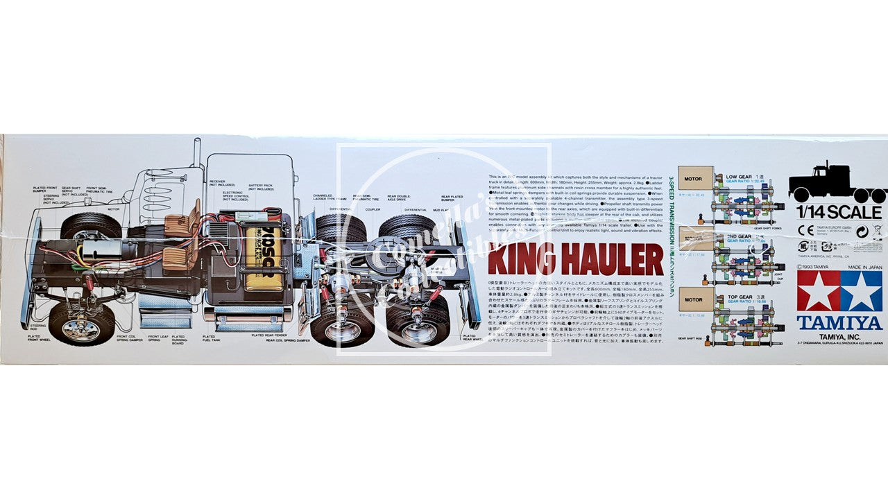 Tamiya 56301 RC Electric 1/14 King Hauler Semi Truck Kit