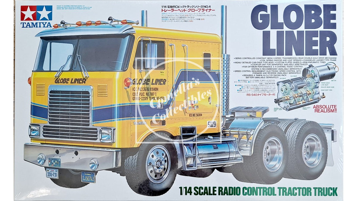 Tamiya 56304 RC Electric 1/14 Globe Liner Semi-Truck Kit