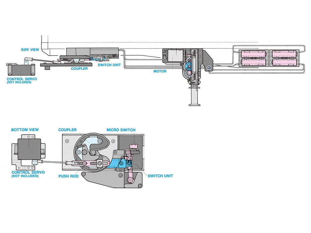 Tamiya 56505 RC Motorized Support Legs