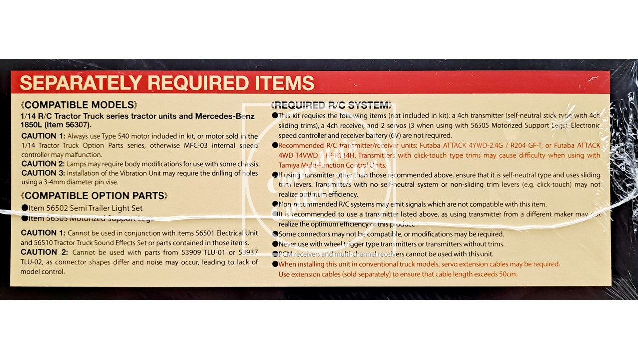 Tamiya 56523 RC Multi Function Control Unit for Euro Style Tractor Truck MFC-03