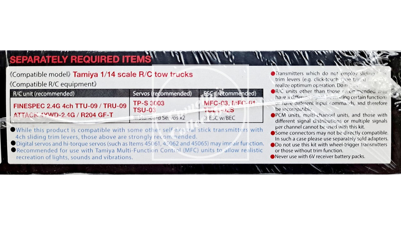 Tamiya 56553 Electric Actuator Set for 1/14 RC Tow Truck