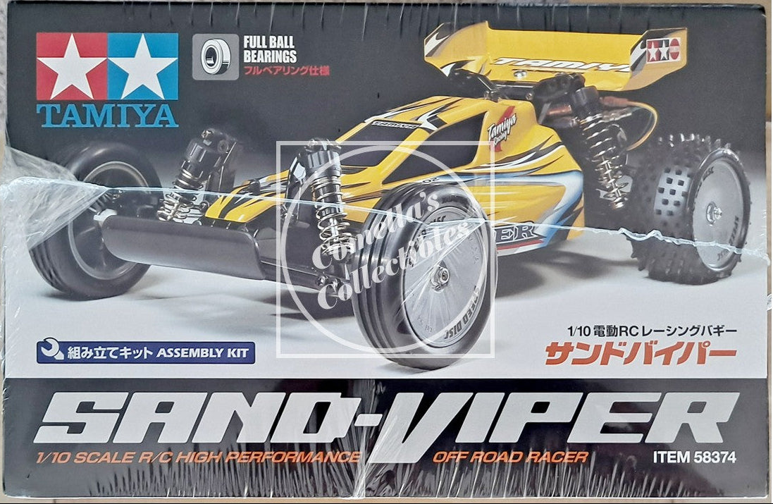Tamiya 58374 RC 1/10 Sand Viper 2WD Buggy Kit DT-02 Chassis w/ Motor and ESC