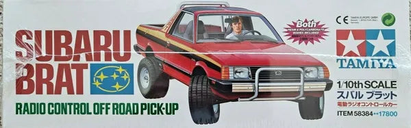 Tamiya 1/10 Subaru Brat 2WD Kit with Resin & Poly Body 540 Motor & ESC #58384