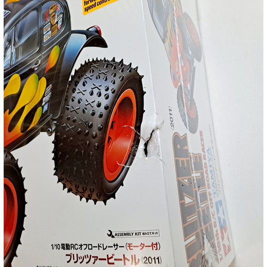 Box Damage Tamiya 58502 RC 1/10 Volkswagen VW Blitzer Beetle 2WD Kit with Motor & ESC