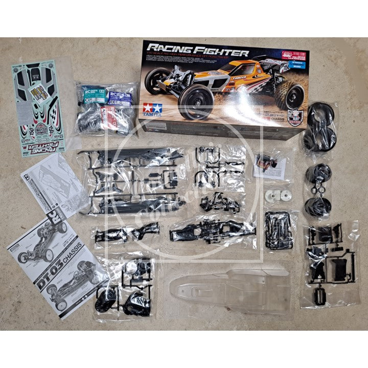 Open Box Tamiya 1/10 Racing Fighter Buggy 2WD Kit DT-03 w/ motor & ESC #58628
