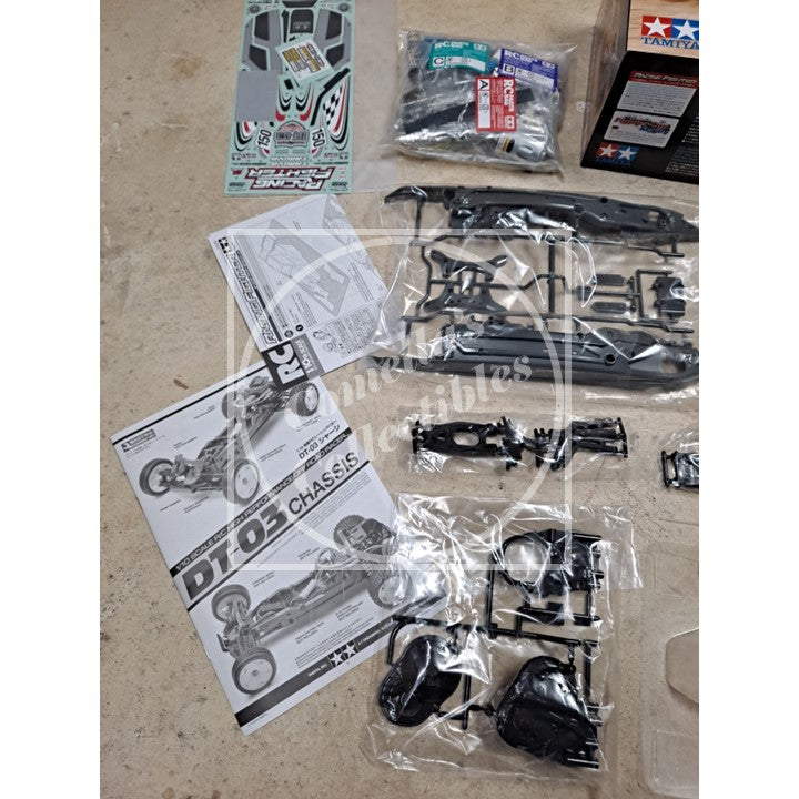 Open Box Tamiya 1/10 Racing Fighter Buggy 2WD Kit DT-03 w/ motor & ESC #58628