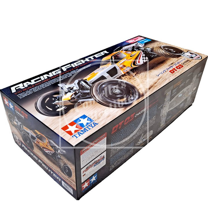 Open Box Tamiya 1/10 Racing Fighter Buggy 2WD Kit DT-03 w/ motor & ESC #58628