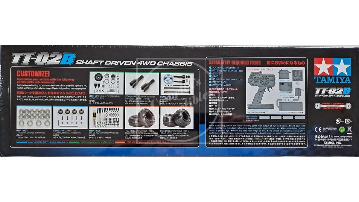 Tamiya RC Plasma Edge II 1/10 4WD Buggy Kit - TT-02B Chassis 58630