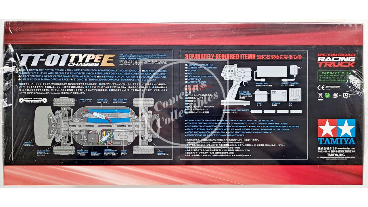 Tamiya 1/10 RC Team Hahn Racing MAN TGS On-Road Kit TT-01E w/ motor & ESC #58632