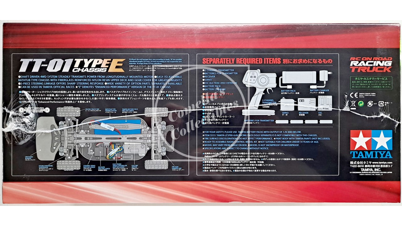 Tamiya 1/10 RC Team Reinert Racing MAN TGS On-Road Kit TT-01E motor & ESC #58642