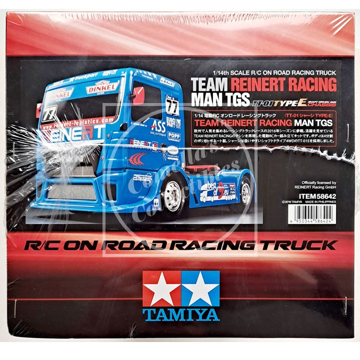 Tamiya 1/10 RC Team Reinert Racing MAN TGS On-Road Kit TT-01E motor & ESC #58642