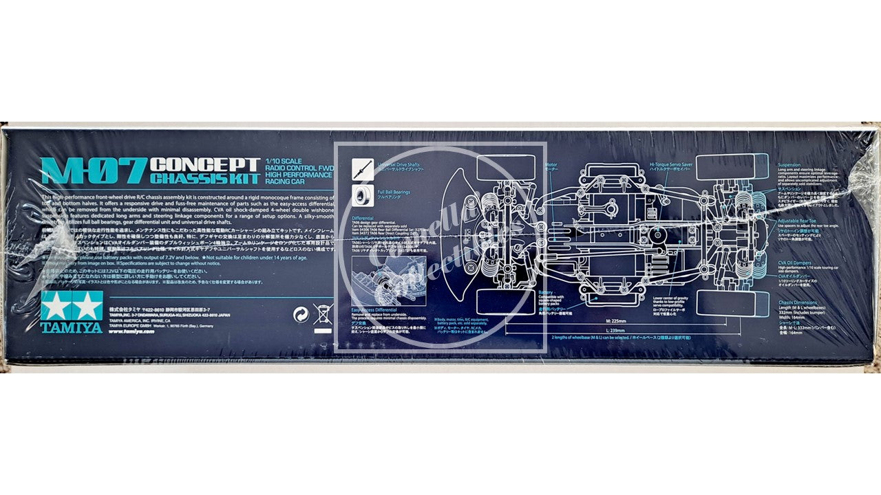 Tamiya RC 1/10 FWD M-07 Concept Chassis Kit #58647