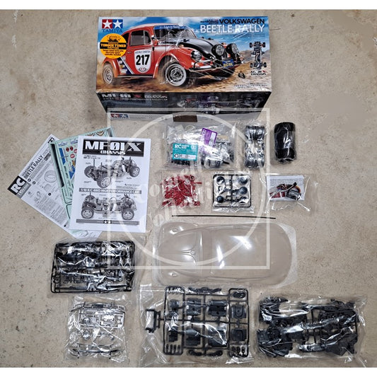 Read: Open Box Tamiya 1/10 VW Rally Beetle 4WD Kit with Motor & ESC #58650