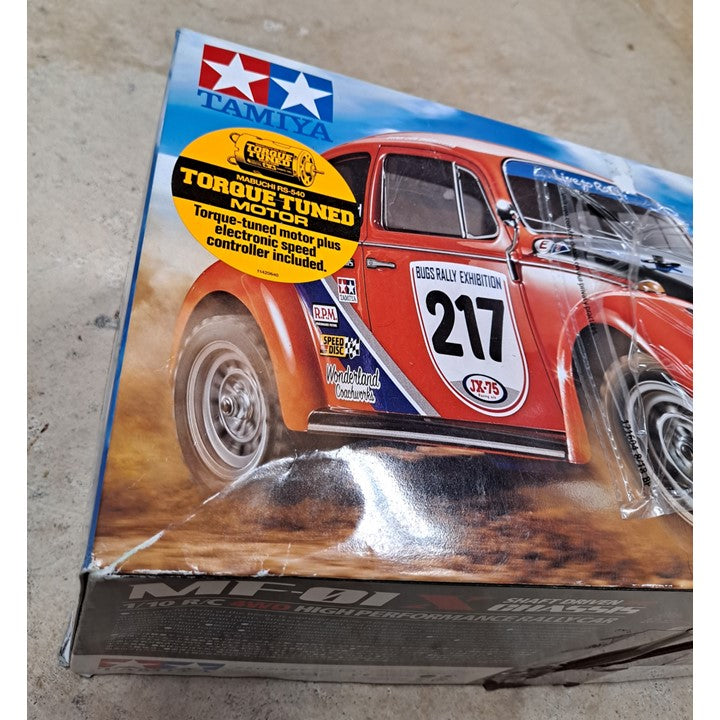 Read: Open Box Tamiya 1/10 VW Rally Beetle 4WD Kit with Motor & ESC #58650