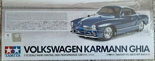 Tamiya 58677 RC 1/10 VW Karmann Ghia M-06L Chassis 2WD w/ Motor & ESC