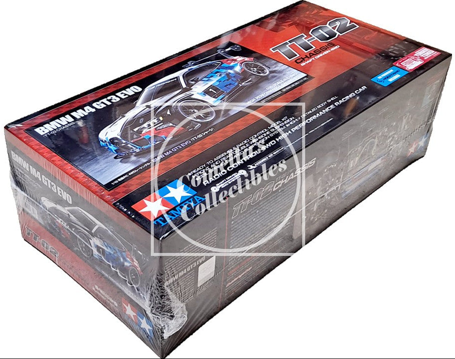 Tamiya 58751 BMW M4 GT3 EVO 4WD Kit TT-02 1/10 Chassis Motor & ESC