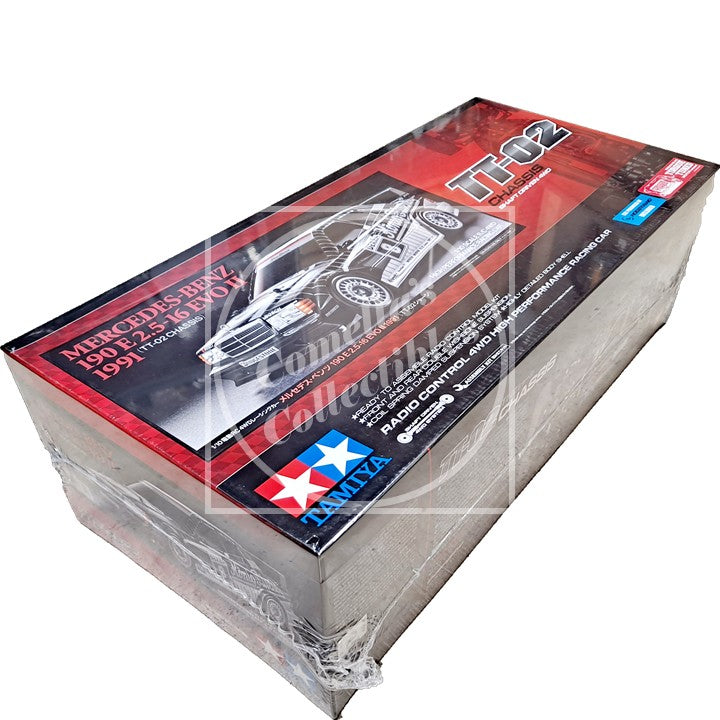 Tamiya 1/10 MB 190E 2.5-16 EVO II 1991 4WD Kit TT-02 Chassis Motor & ESC #58752