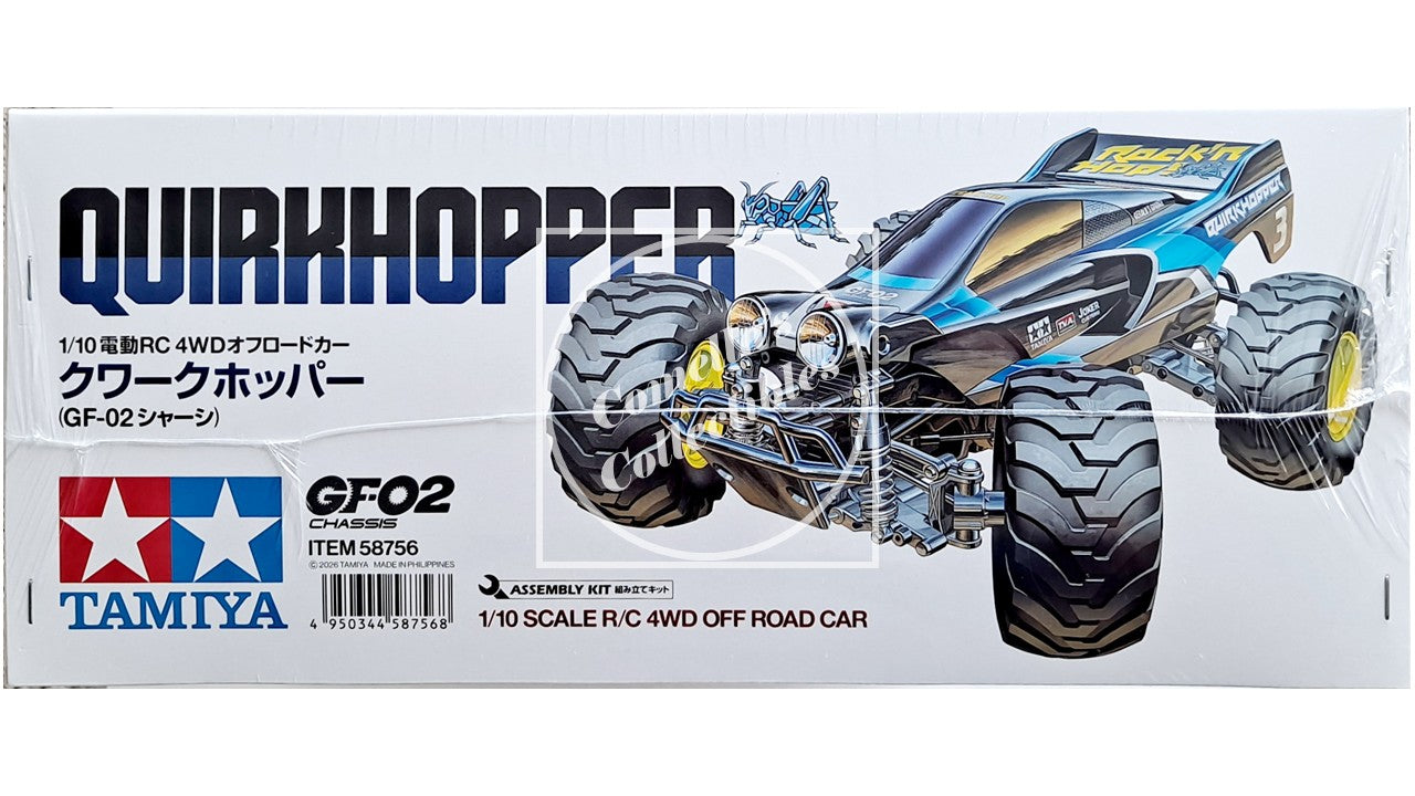 Tamiya 58756 Quirkhopper RC 1/10 4WD GF-02 Kit with 540 Motor & ESC