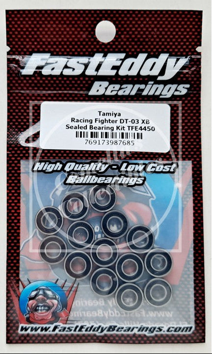 Sealed Ball Bearing Kit for Tamiya DT-03 Racing Fighter 