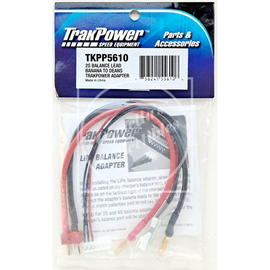 TrakPower TKPP5610 2S Balance Lead Banana to Deans TrakPower Adapter
