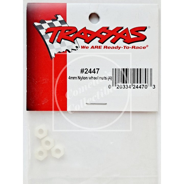 Traxxas 4mm Nylon Wheel Nuts (4 pcs) #2447