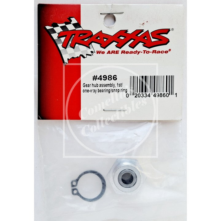 Traxxas 4986 Gear Hub Assembly 1st One-Way Bearing and Snap Ring