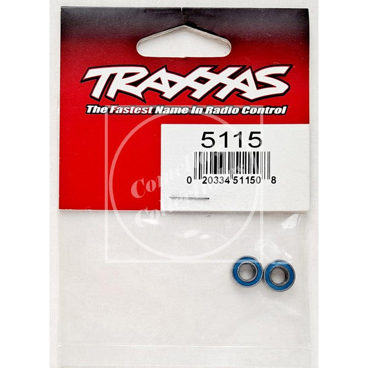 Traxxas 5115 5 x 10 x 4mm Blue Rubber Sealed Ball Bearing (2 pcs)