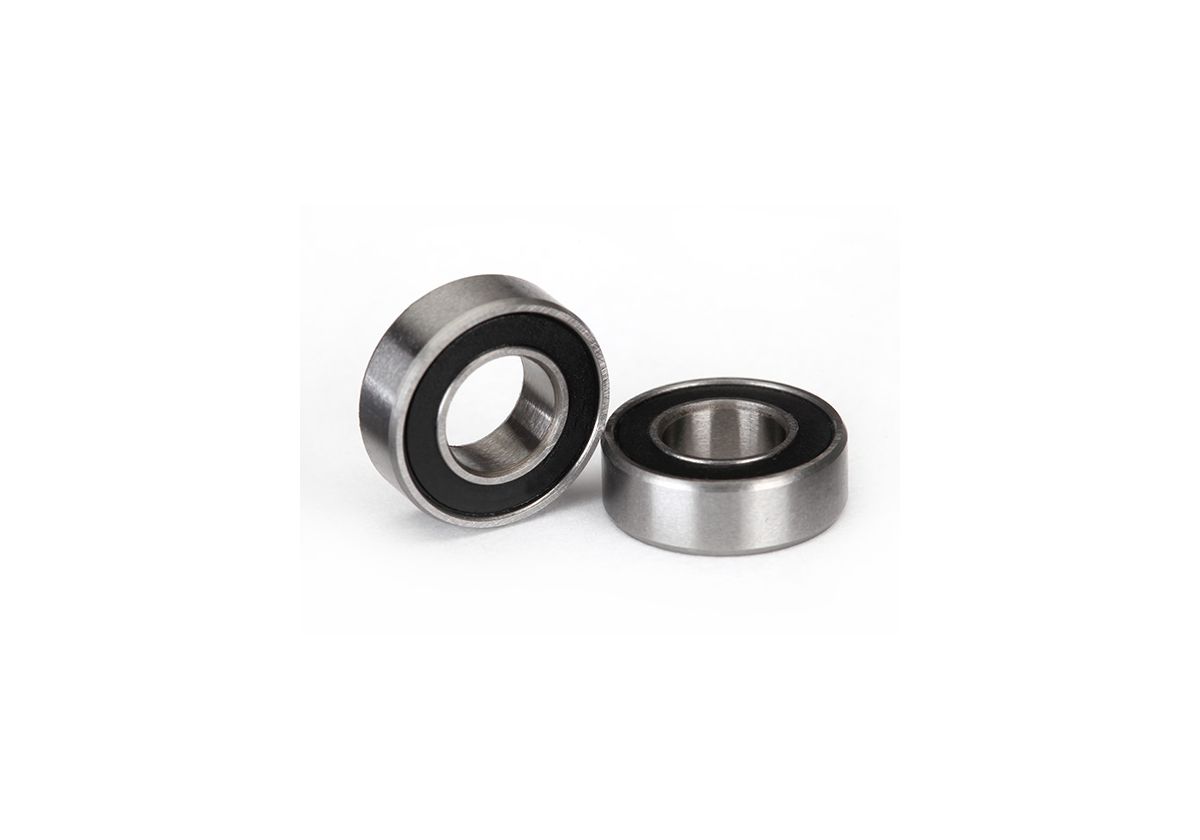 Traxxas 5117A 6 x 12 x 4mm Black Rubber Sealed Ball Bearing (2 pcs)