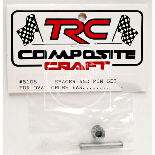 Packaged spacer and pin set for oval cross bar with TRC Composite Craft branding.