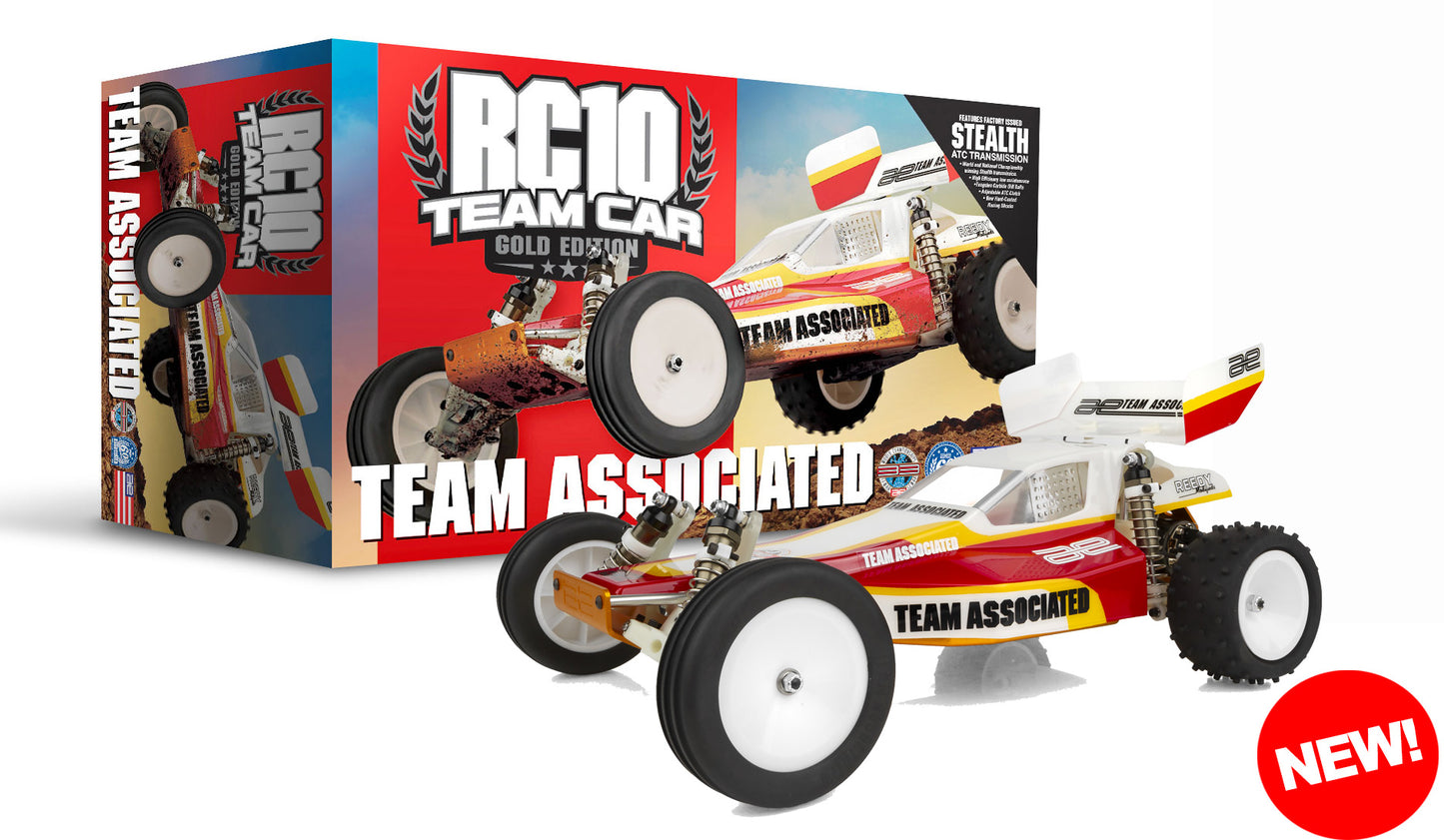 Ltd Ed Team Associated RC10 Team Car Gold Edition Kit #6034