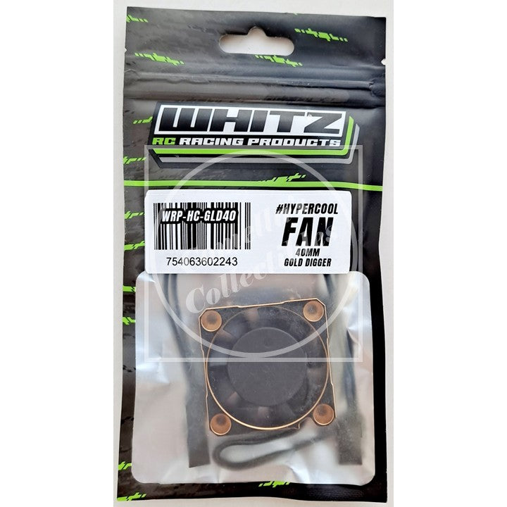 Whitz HyperCool Aluminum Cooling Fan - 40mm - Gold WRP-HC-GLD40