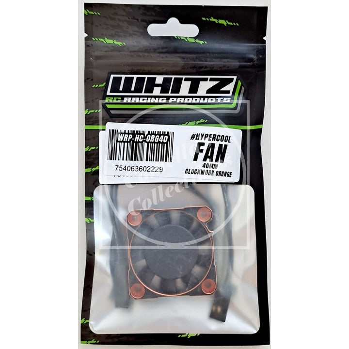 Whitz HyperCool Aluminum Cooling Fan - 40mm - Orange WRP-HC-ORG40