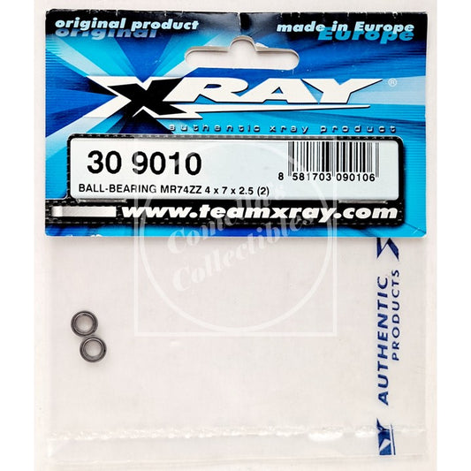 XRay 309010 MR74ZZ 4 x 7 x 2.5mm Ball Bearing (2 pcs)