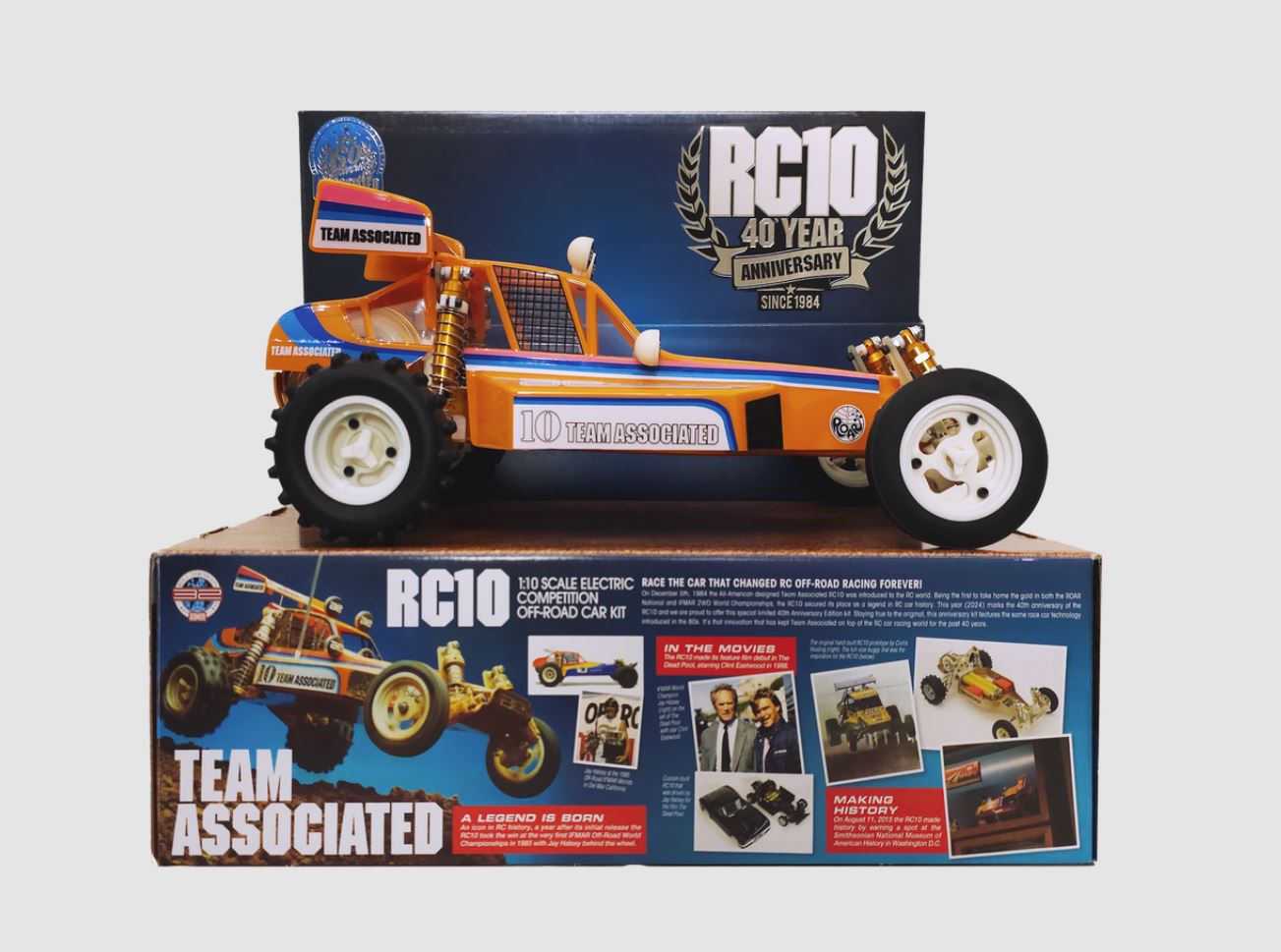 Ltd Ed Team Associated RC10 Classic 40 Year Anniversary Kit #6007