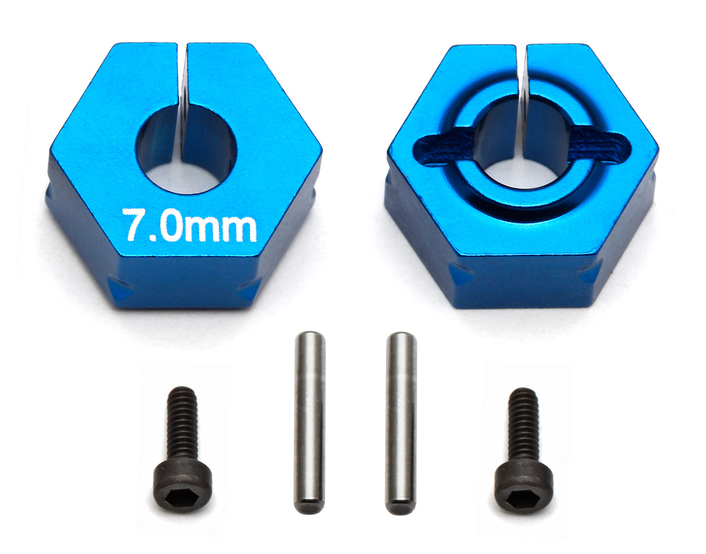 Factory Team Associated FT 7 mm Offset Clamping Wheel Hexes #91610