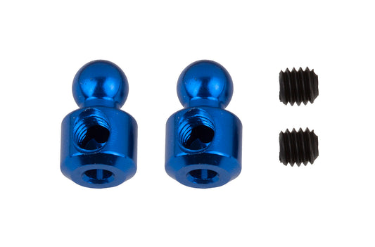 Factory Team Associated RC10B7 Blue Aluminum Anti-Roll Bar Hardware Set #92457