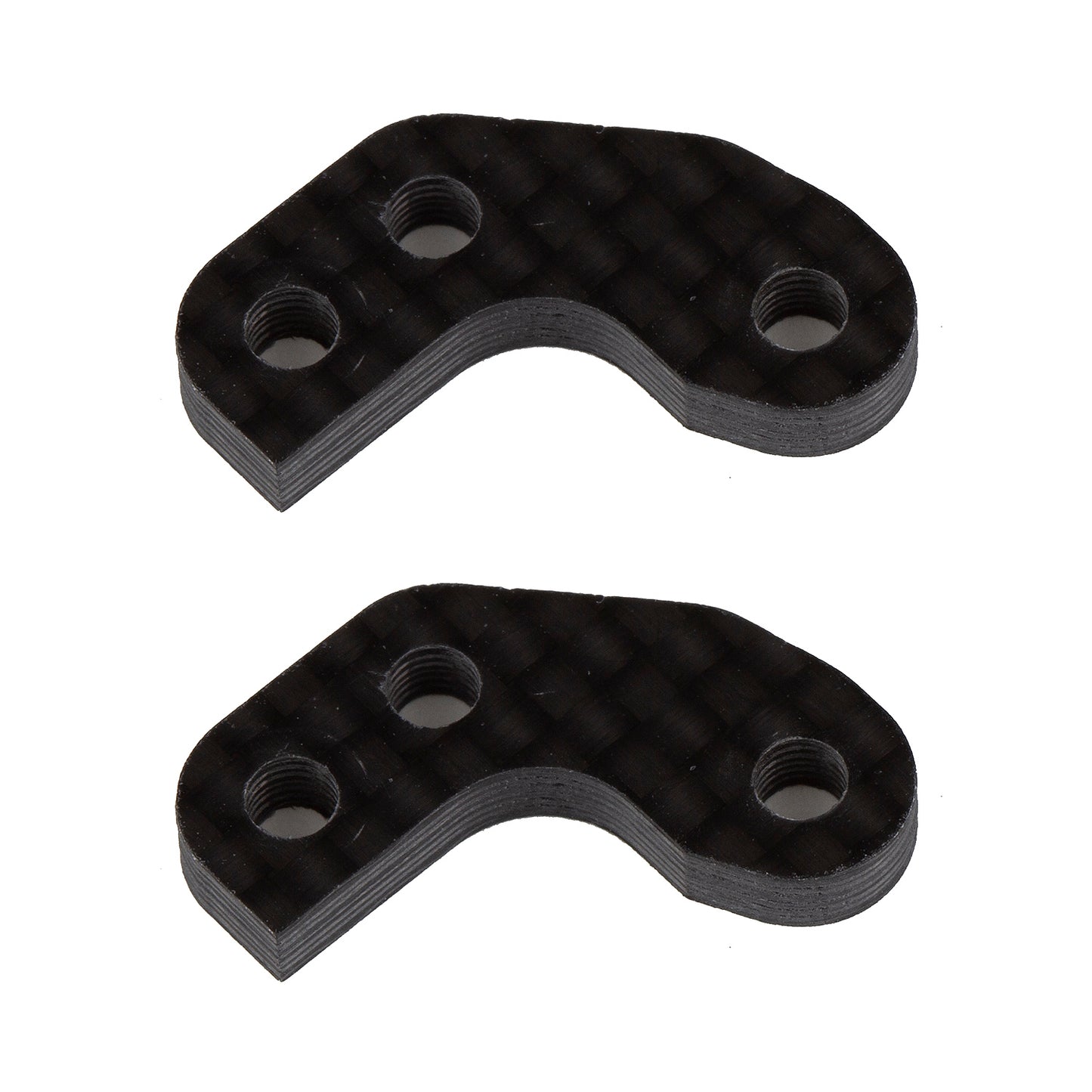 Factory Team Assoc RC10B7 0 mm Carbon Caster Block Link Mount Set #92467