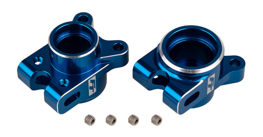 Factory Team Associated RC10B7 FT Blue Aluminum Rear Hub Set #92471