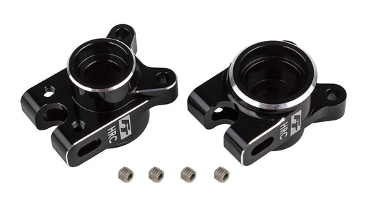 Factory Team Associated RC10B7 FT HRC Black Alum Rear Hub Set #92474