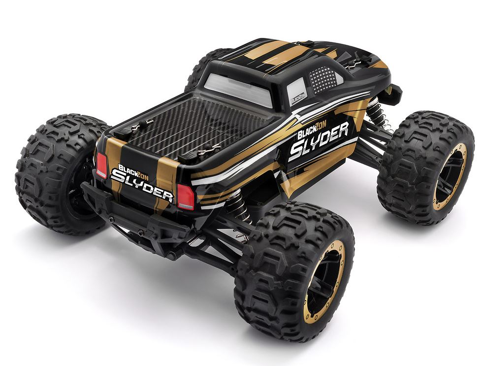 BlackZon Slyder 1:16 Monster Truck RTR Combo 4WD LED 2.4GHz Batt Charger 540101