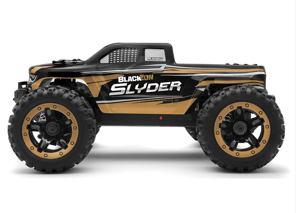 BlackZon Slyder 1:16 Monster Truck RTR Combo 4WD LED 2.4GHz Batt Charger 540101